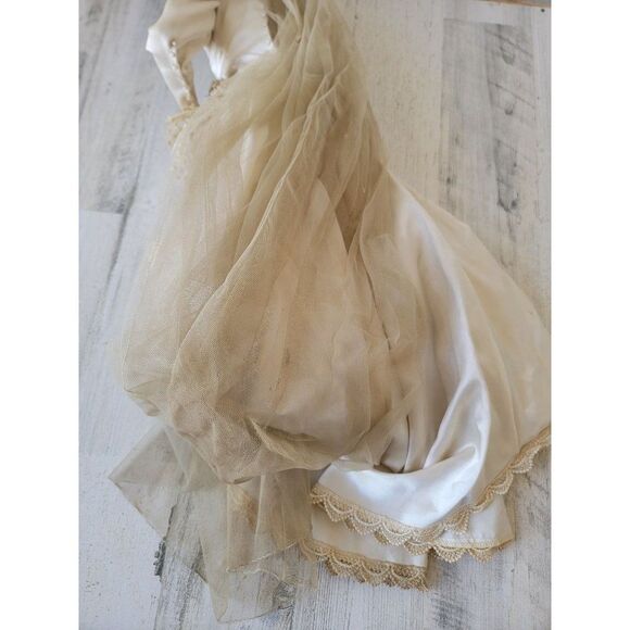 Franklin heirloom AS IS Gibson Girl bride collectible porcelain doll - Picture 13 of 16